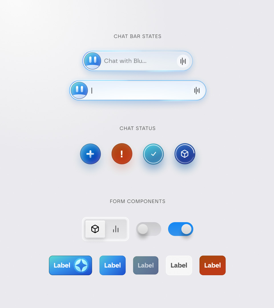 ChatBlu design work